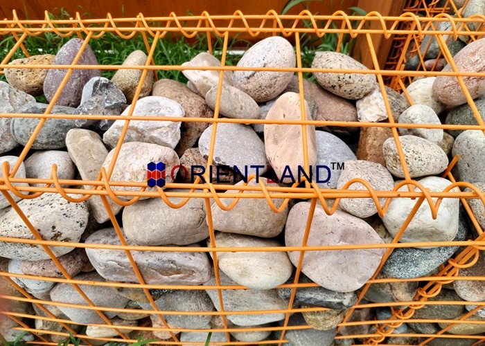 PVC coated Welded Mesh Gabion Baskets Feature Wall 50cm Hight
