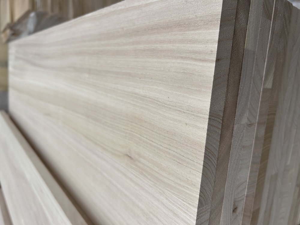 Natural Solid Paulownia Board Furniture Logs Boards Natural Color Modern Design Style
