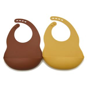 Quality Waterproof Drool Baby Bib Catcher FDA Medical Grade Silicone wholesale