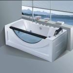 Bathroom Acrylic Massage SPA Jacuzzi Freestanding Tub Air Bubble 60 X 32