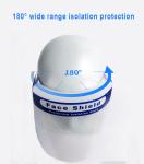 Distortion Free Chemical Safety Face Shield Optically Clear Adjustable With