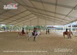 SGS Double Decker Tents For Ceremony / Big A Shape Tent For Horse Arena
