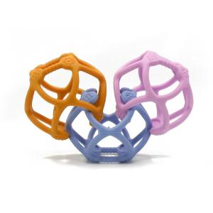 Quality Food Grade Soft BPA Free Silicone Teething Ball Customized Color wholesale