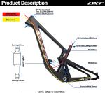 Shimano M7100 12S Dual Suspension Mountain Bicycles Full Carbon Fiber