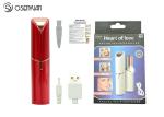 Rechargeable Mini Painless Face Hair Remover Gold Plated Lipstick Shaped