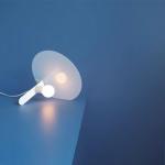 Acrylic round table light bedroom living room decorative light nordic simple