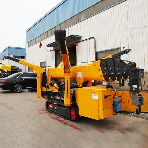 3 Ton Heavy Mobile Spider Crawler Cranes ZHONGMEI Telescopic Construction Electric Spider Crane