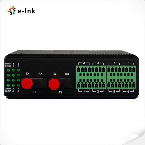 Cheap Industrial RS232 RS22 RS485 Fiber Media Converter Double Ring type for sale