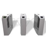 Anti Tailgating 304 Stainless Steel Flap Barrier Turnstile