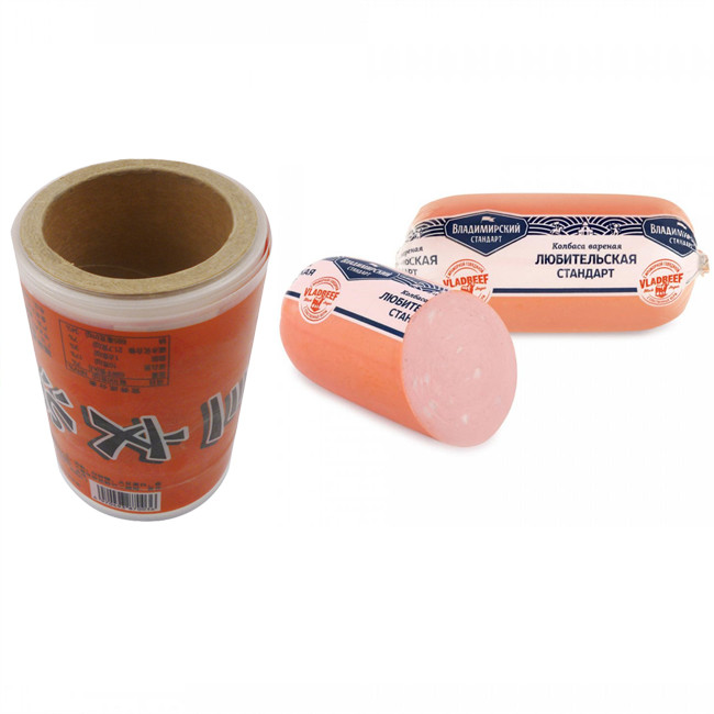 vivid flexography printed sausage casing permeable smoked plastic casing for sausages