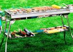 Factory price outdoor villa countryard Charcoal BBQ Grill Smoke BBQ grill for 5