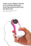 Mini Prenatal Fetal Doppler Ultrasound Equipment Baby Heartbeat Monitor