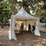 White Color Self Cleaning Pagoda Event Tent For Home Graden