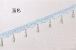 Handmade fashionable chain beads lace tassels fringes for curtain/sofa/pillow