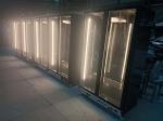 2 Glass Doors Beverage Display Fridge Commercial Upright Refrigerator