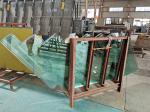 Profiled 8mm Custom Cut Glass Panes For Shop Logo