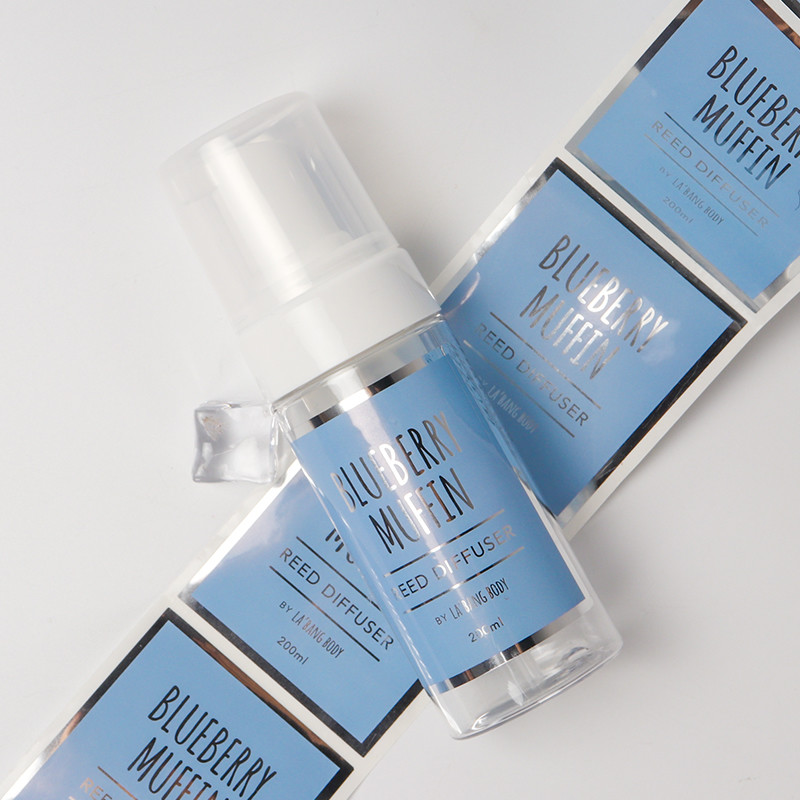 Cmyk Ampoules Kraft Paper Sticker Labels For Essential Oil Bottle