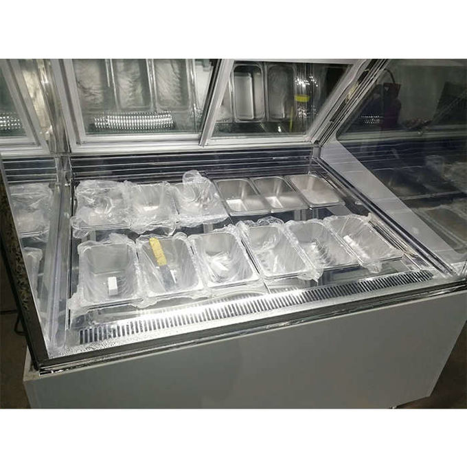 CE 1200mm Commercial Ice Cream Display Freezer