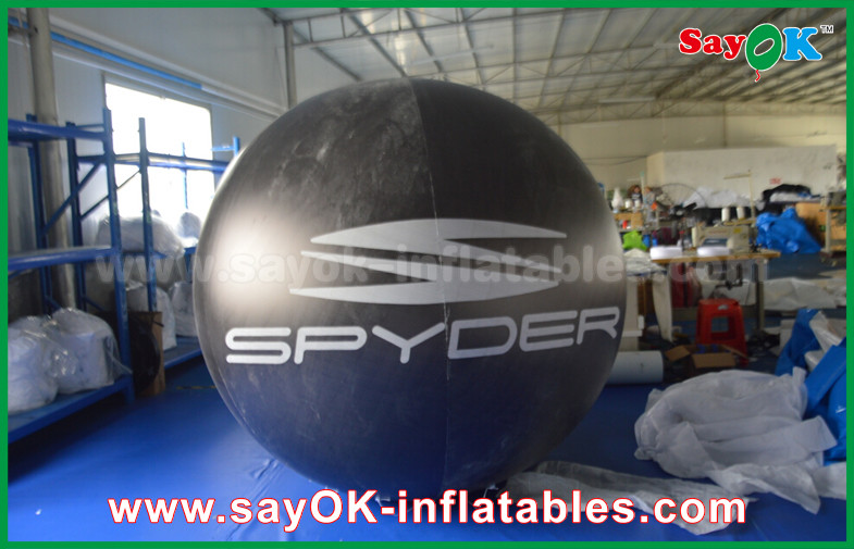 0.18mm / 0.2mm PVC Advertising Inflatable Helium Balloon With Logo Print