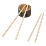 Japanese Restaurant Sushi Disposable Two Point Double Ended Bamboo Chopsticks