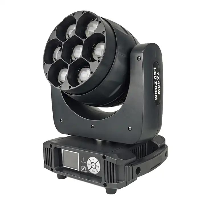 LED Light Source 7x40w Moving Head Stage Light for Professional Disco Show Performance