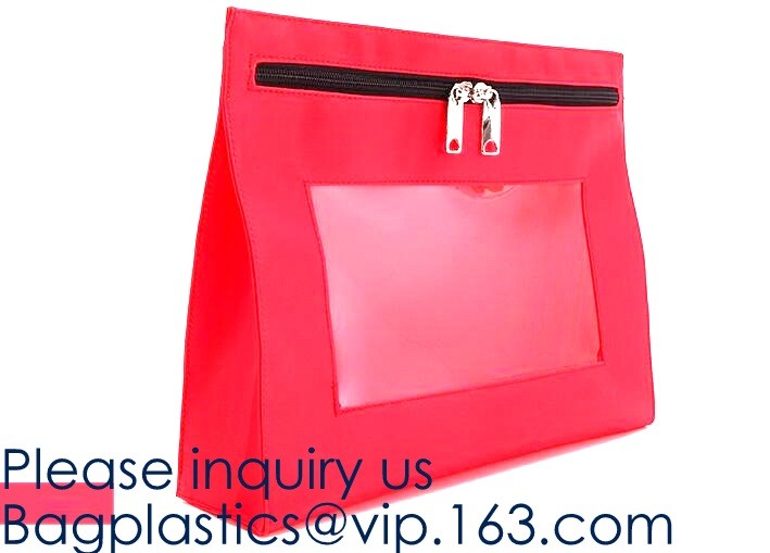 Zipper Vinyl PVC Leather Bank Deposit Bags Bank Deposit Bag With Key Ring,Locking Courier Bag 1000 Denier Nylon Combinat