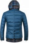 Womens Detachable Down Jacket With Large Hood Country Style Windproof