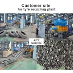 110V 240V 220V 380V Truck Tire Shredder High Efficiency Tire Chipper Machine