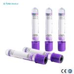 100pcs Tray Lavender Top Blood Tube sterile 6ml EDTA Whole Blood Tube