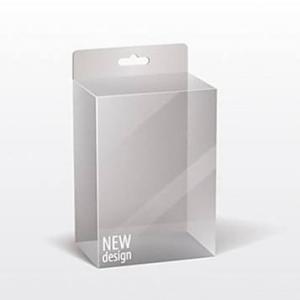 Quality Flat Packed Square Transparent Plastic Cosmetic Boxes wholesale