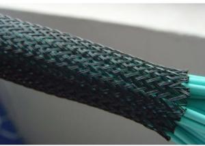 Quality UV Resistant Electrical Braided Sleeving , Flexible Heat Resistant Wire Sleeve wholesale