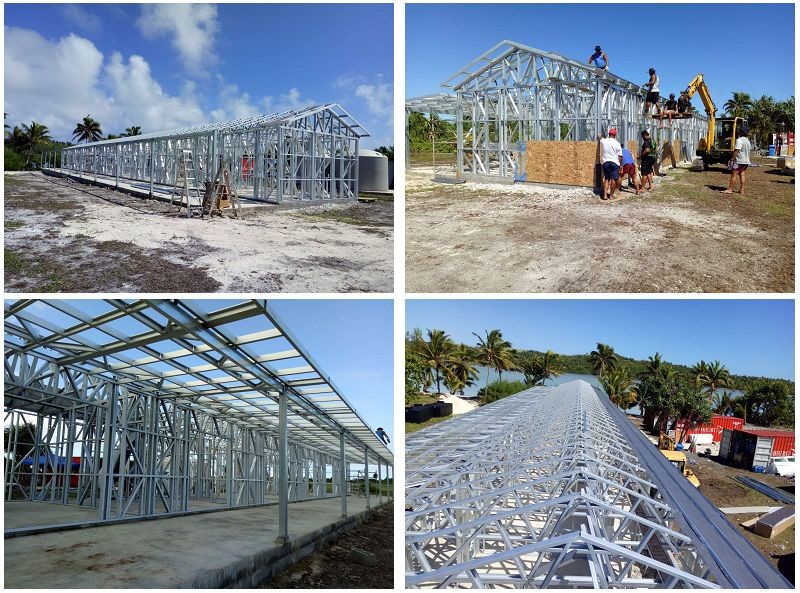 Wonderful Decorate Holiday Style Homes , Prefabricated Integrated Homes Steel Bearers And Joists