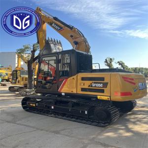 Quality SY135C 13.5 Ton Used SANY Excavator Hydraulic Backhoe Crawler Excavator wholesale