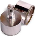 Threaded Wet Diamond Core Drill Bits , Electroplating Diamond Drill Bit For