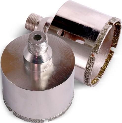 Threaded Wet Diamond Core Drill Bits , Electroplating Diamond Drill Bit For