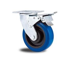 Quality Total Brake Elastic Rubber Caster wholesale