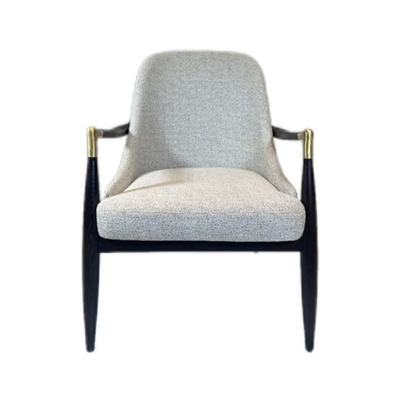 Leisure Durable Solid Wood Fabric Furniture Home Lobby Hotel OEM Factory Chair