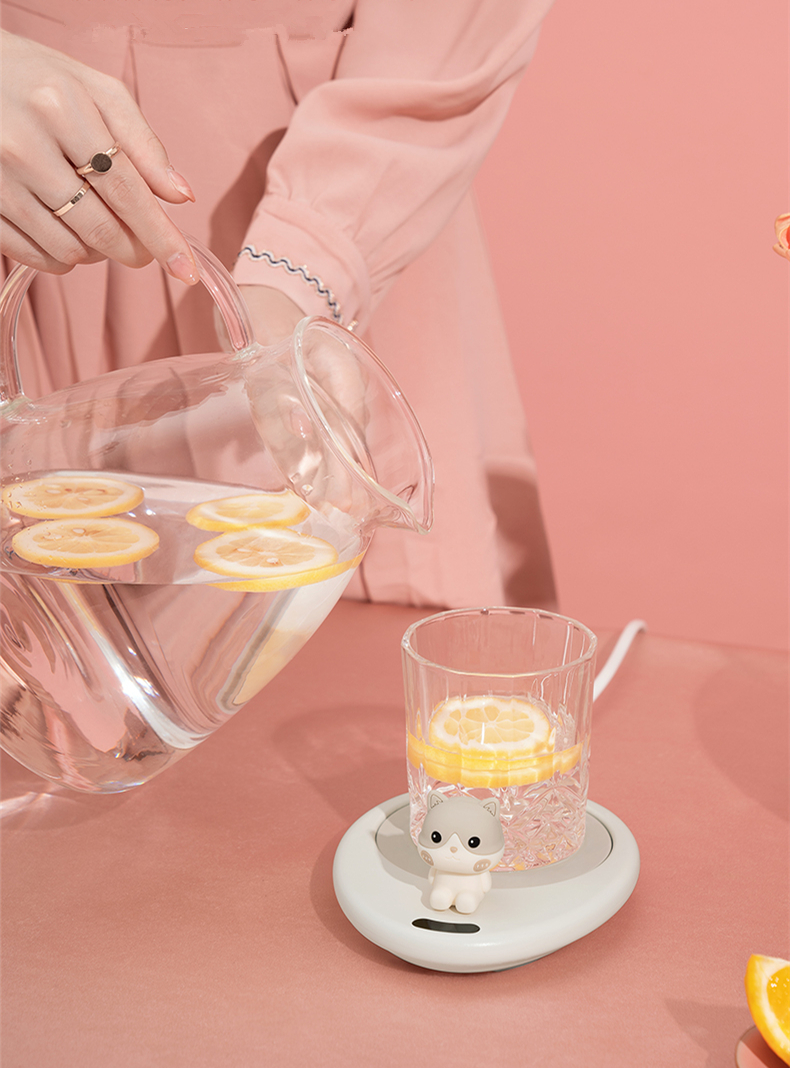 220V 20W Cup Warmer Heat Beverage Mug Mat Keep Drink Warm Heater Heating Coaster Pad for Coffee Milk Tea Drink