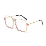 Transparent Computer Glasses Frame Women Men Anti Blue Light Round Eyewear