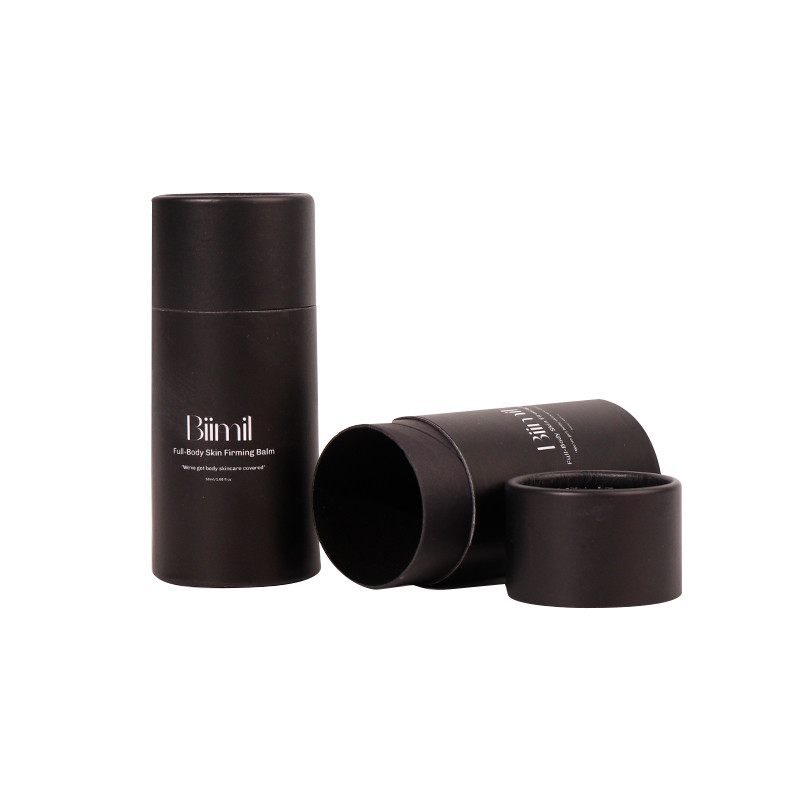 Round Cardboard Recyclable Paper Tube Packaging Customized Logo For Tea