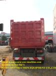 3 Axle 40 Cubic Meter Semi Trailer Dump With Tractor Truck