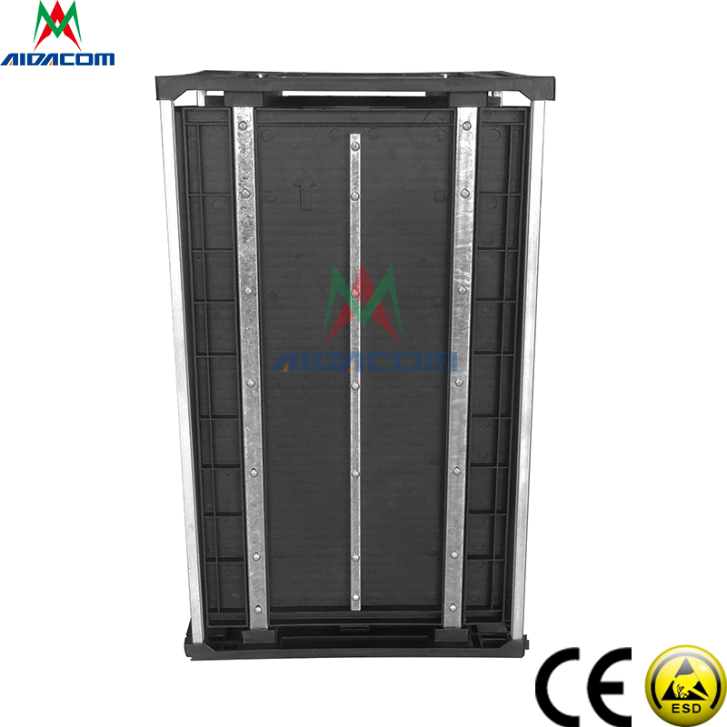 Adjustable Plastic Top Base 320*355*563mm ESD Magazine Rack