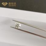 Big Size Fancy Cut Lab Grown Diamonds Round Brilliant White Color For Ring