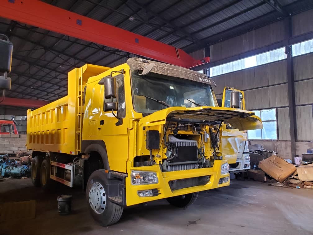 2015 Year 371HP SINO Used HOWO Dump Truck With New Tire And Rim