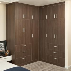 Quality Modular Modern Wooden PVC Wardrobes Bedroom Wardrobe Sliding Door wholesale