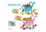 W / Fruit Age 3 Pink 33Pcs Childrens Toy Kitchen Sets 17 " Pretend Play Cashier
