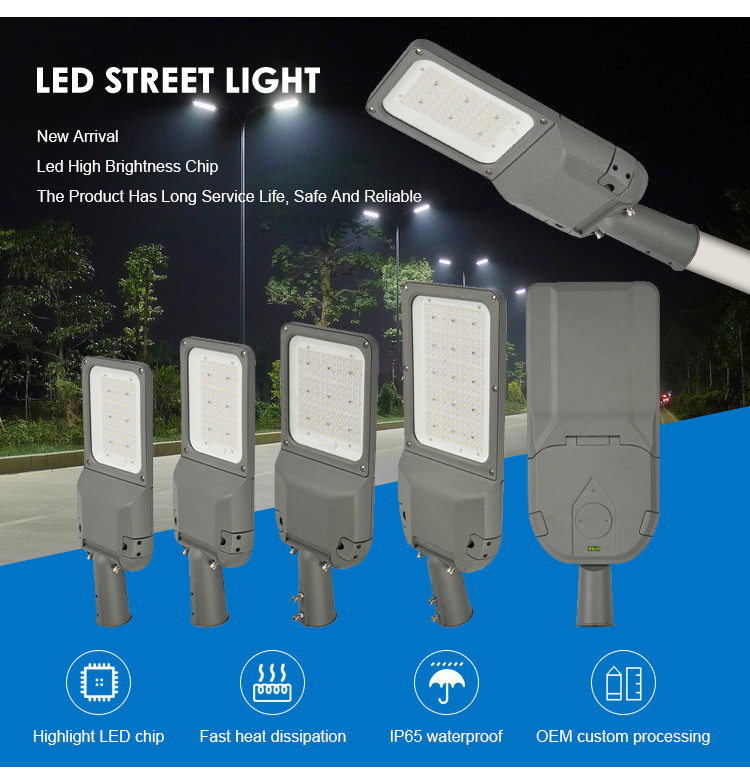 Road Light Outdoor Waterproof Street Light Led High Brightness Chip