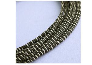 Quality Electrical PET Expandable Braided Sleeving Black For Heat Insulation Cable Protection wholesale