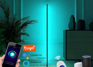 Quality Modern Vertical Multicolored RGB Standing Led Floor Lamp Smart Color Changing wholesale