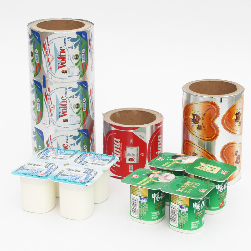 Colorful Matt Finishing Adhesive Yogurt Cup Food Labels Stickers